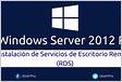 Windows 2012 R2 Instalación de servicios de escritorio remoto